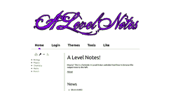 Desktop Screenshot of alevelnotes.com